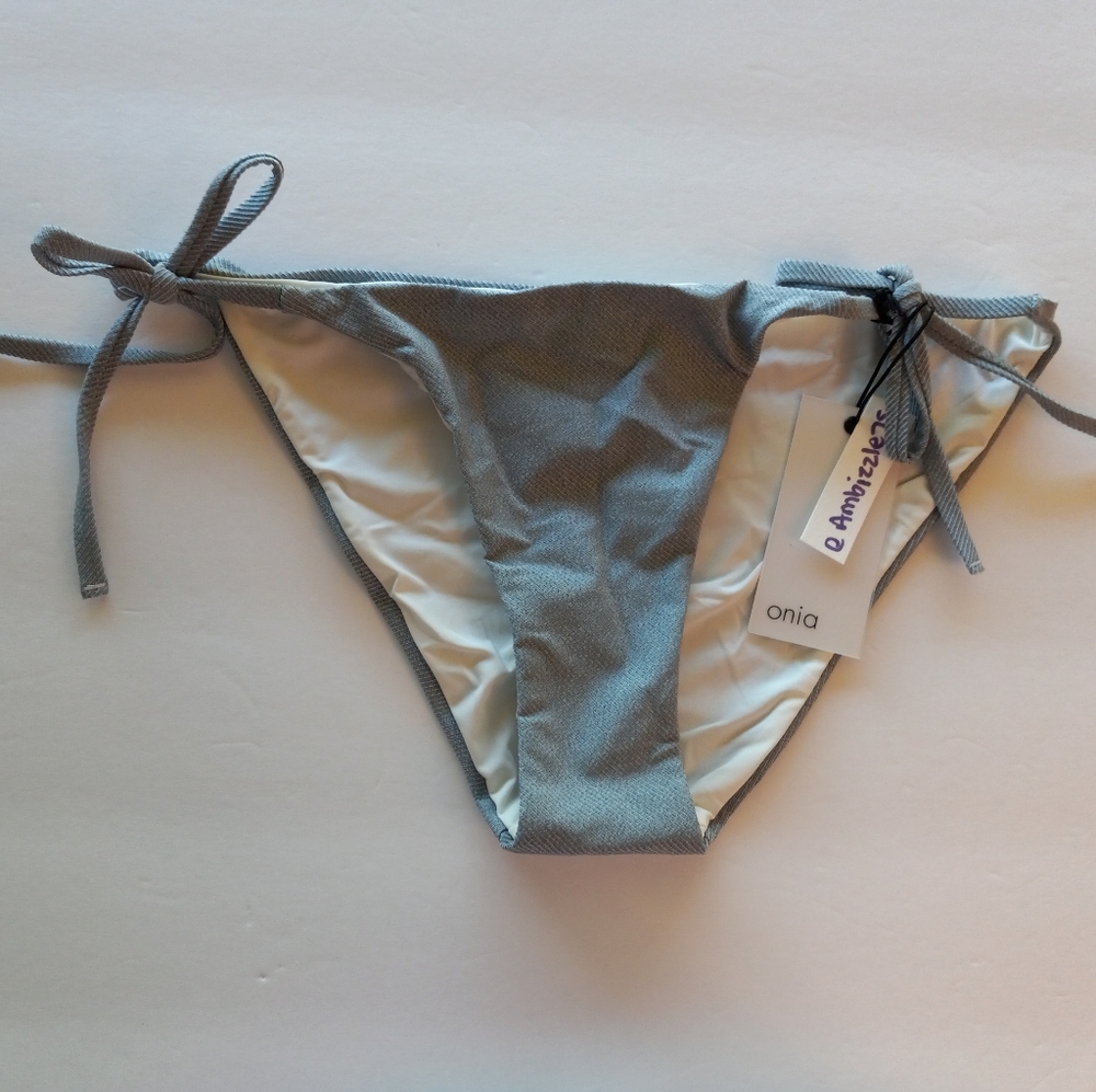 Onia Kate String Tie Bikini Swim Bottom M